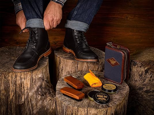 Navy Shoe Shine Kit