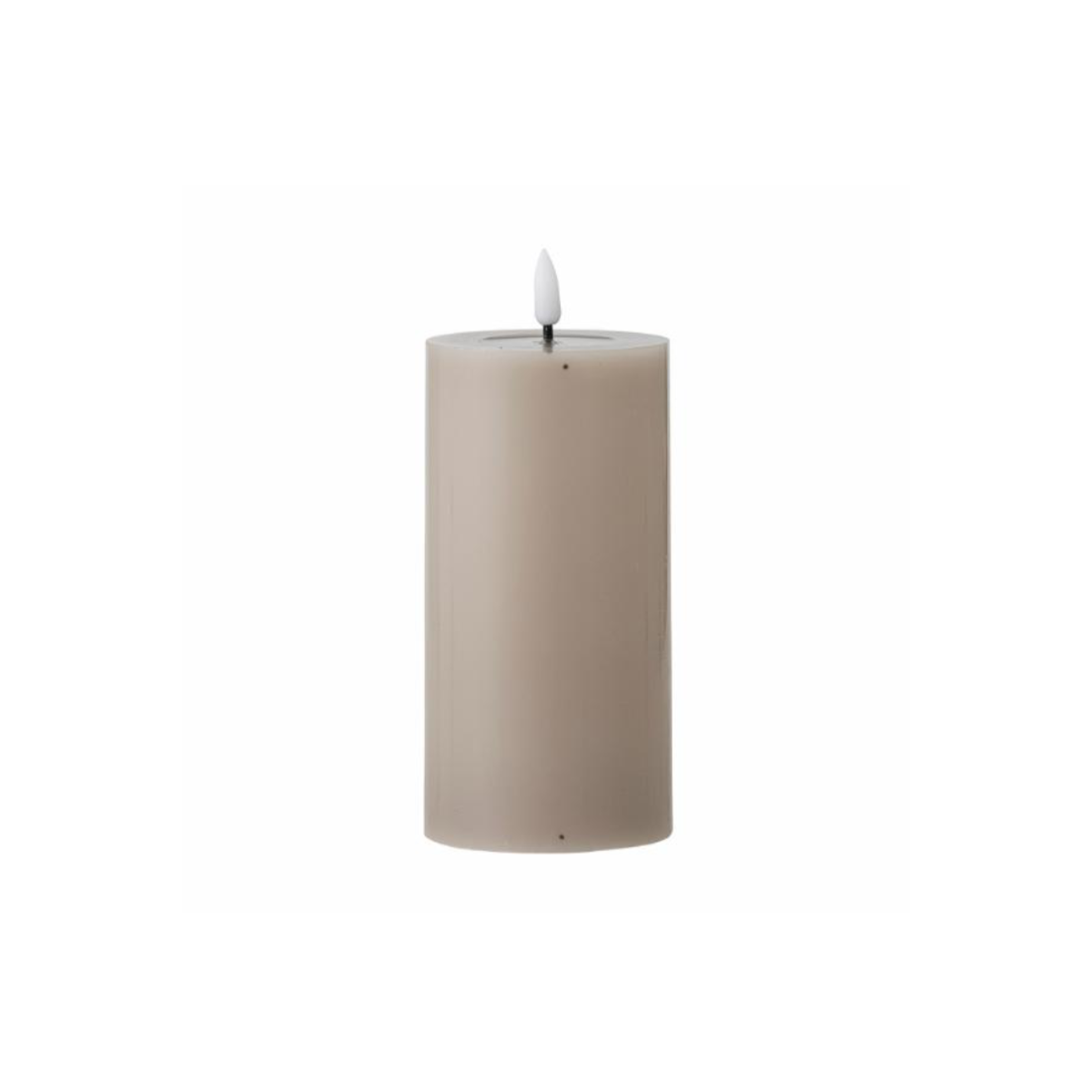 PONZA – LED kubbakerti, beige 7,5x15cm
