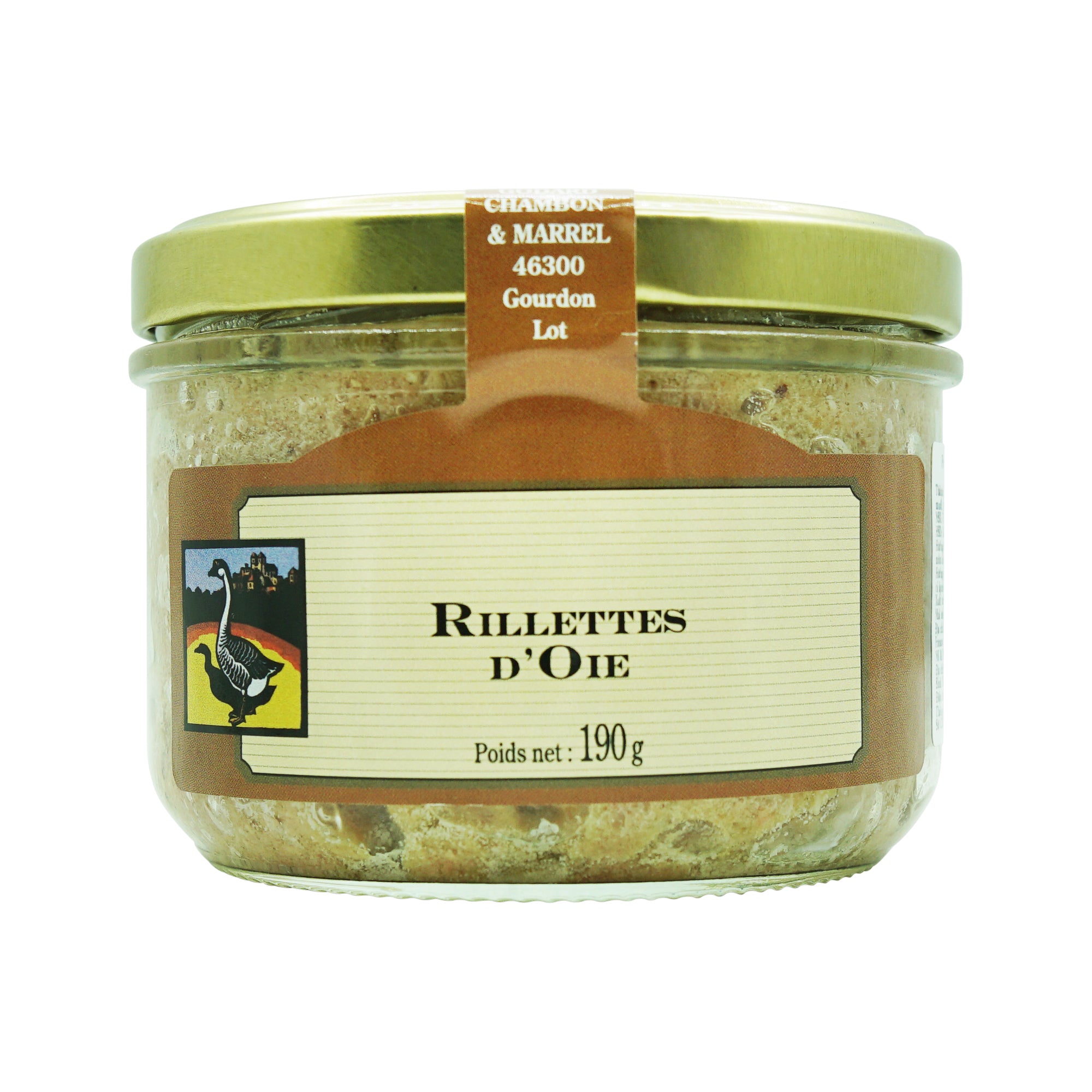 Rillettes d´Oie (gæsakæfa) 180g