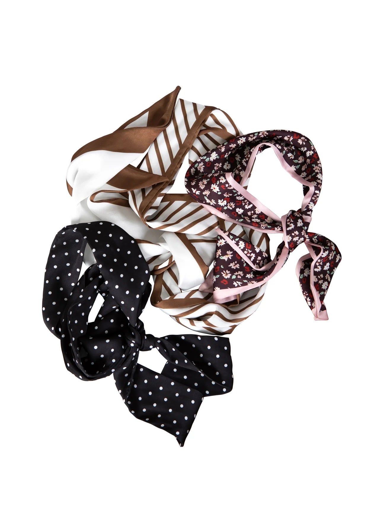 Silkiklútar - þrír saman