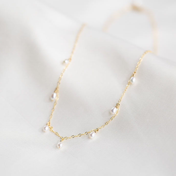 Teardrop Pearl Necklace