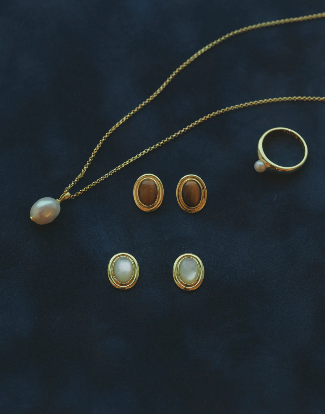 Vintage Frame Gold - Tiger Eye