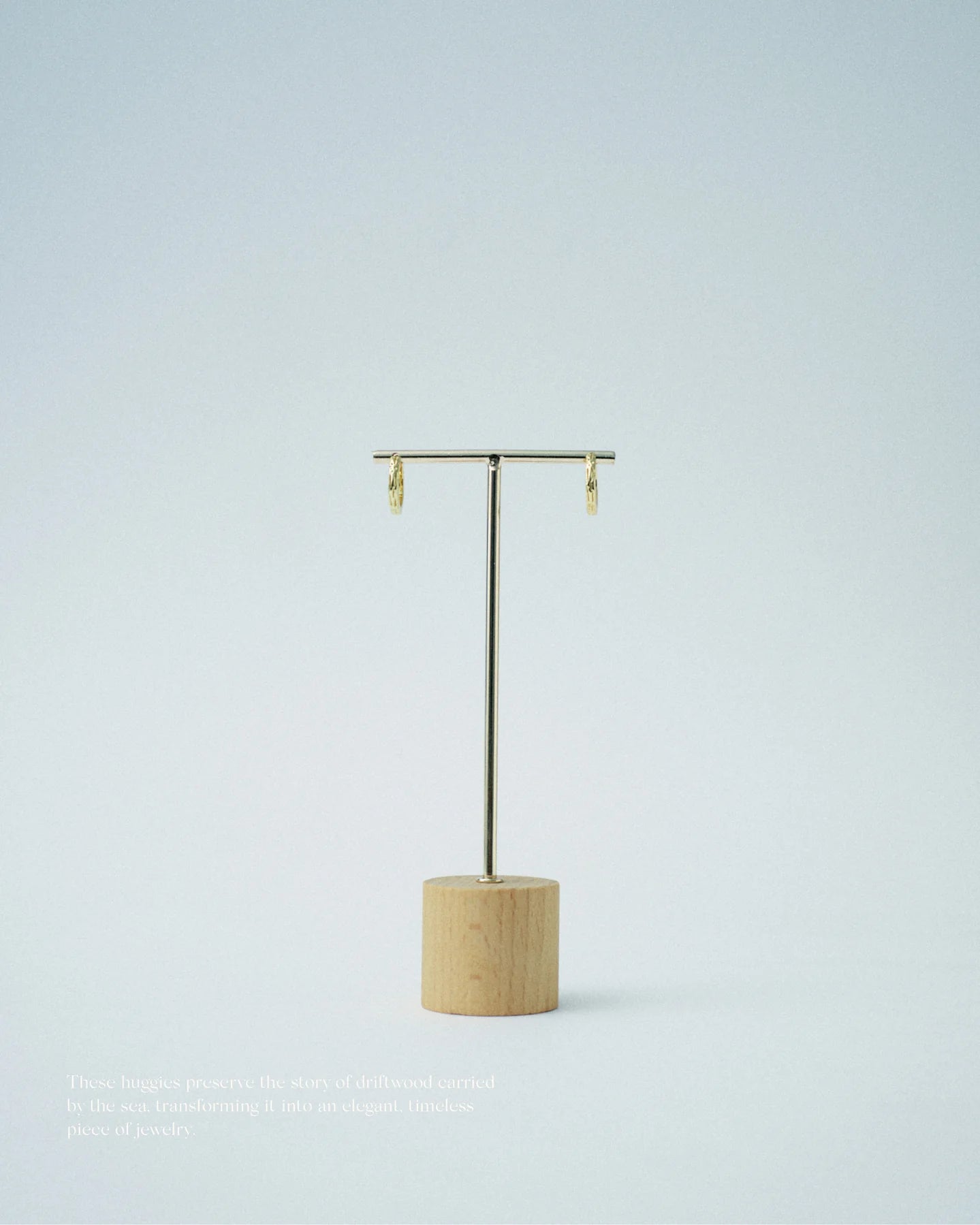 Driftwood Huggies - Gold