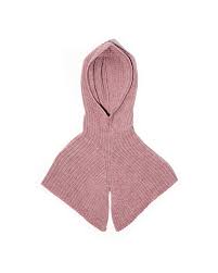 Alpaca Rib Hood - Rose