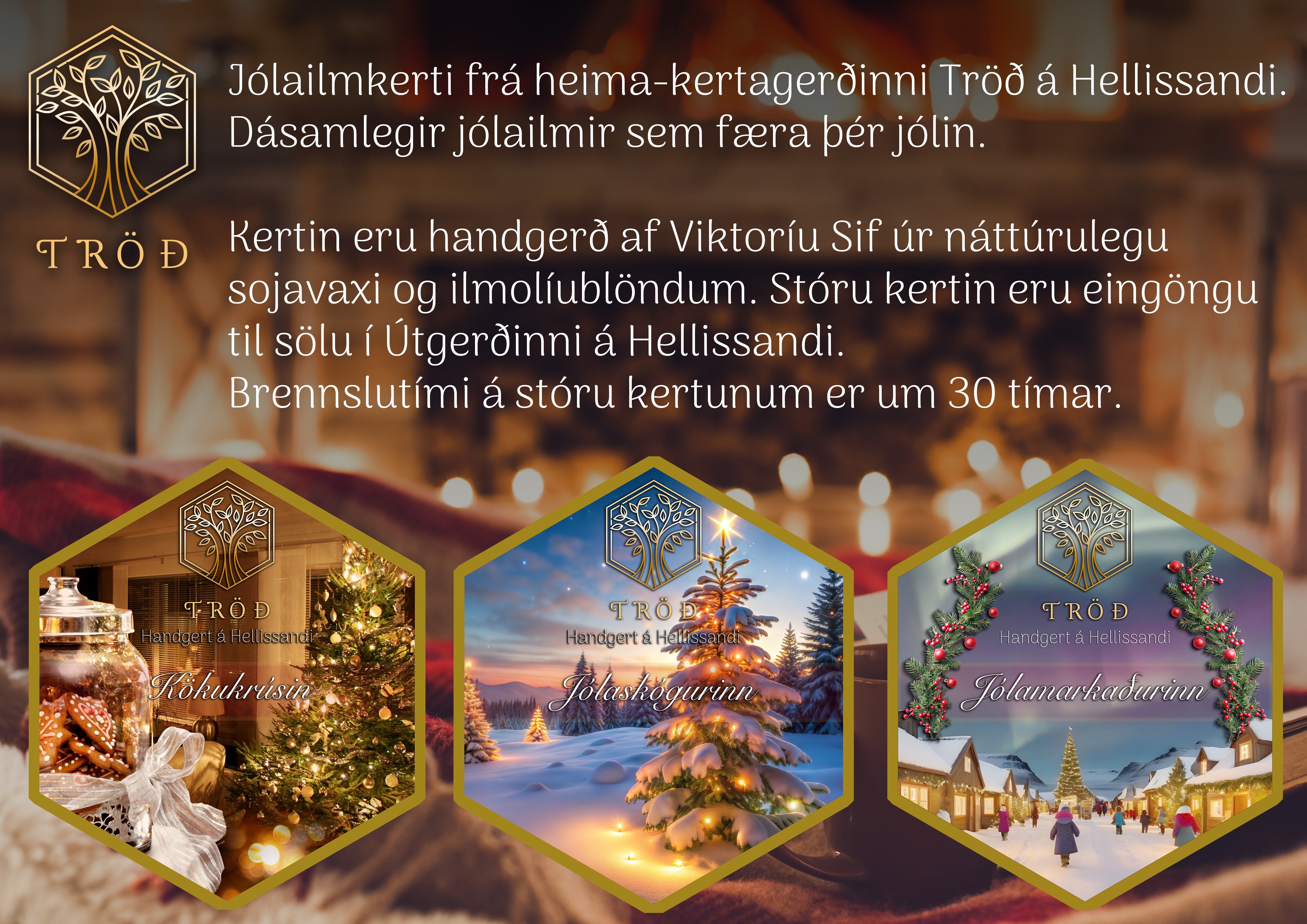 Viktoría - Tröð kerti