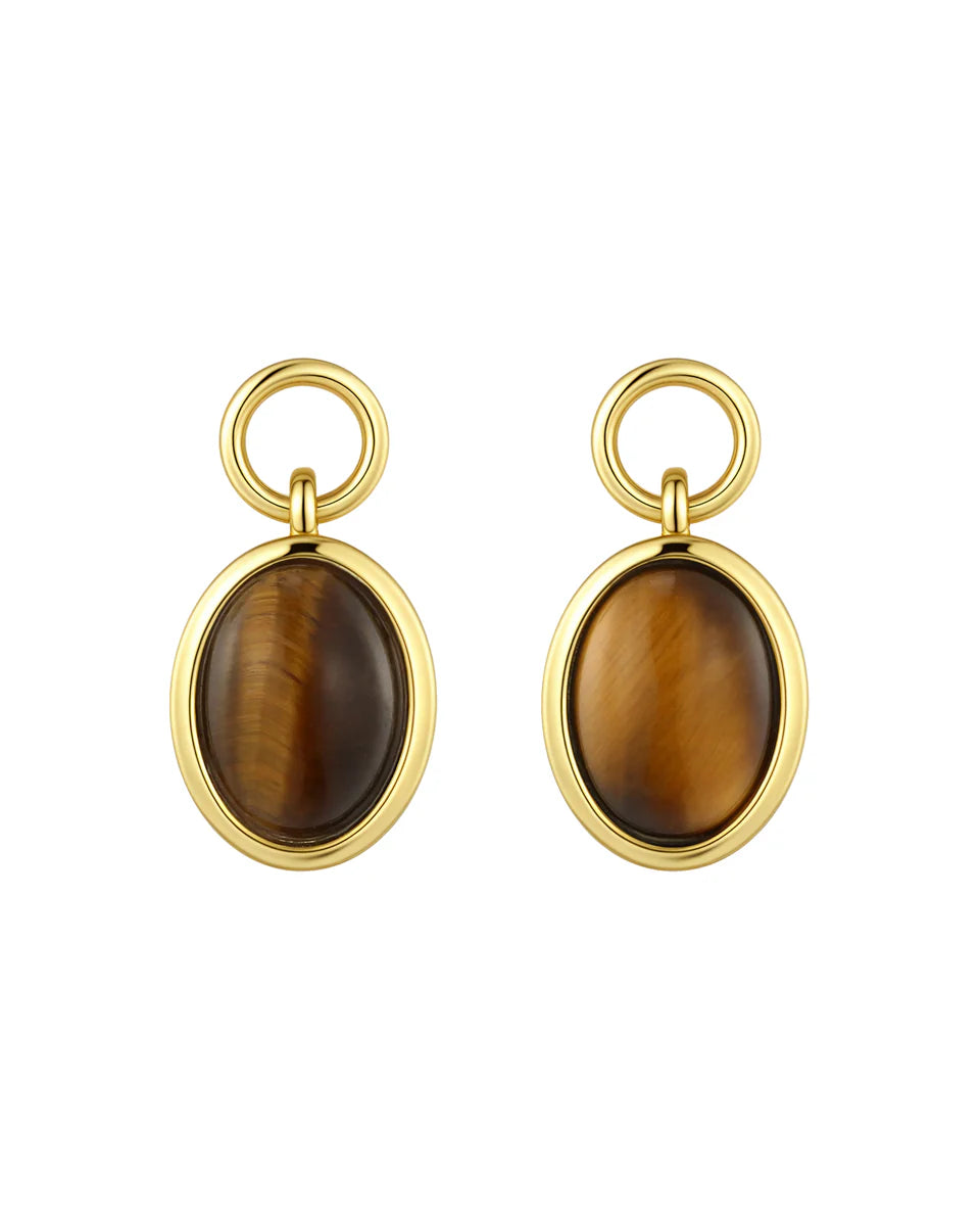Oval Pendant - Tiger Eye