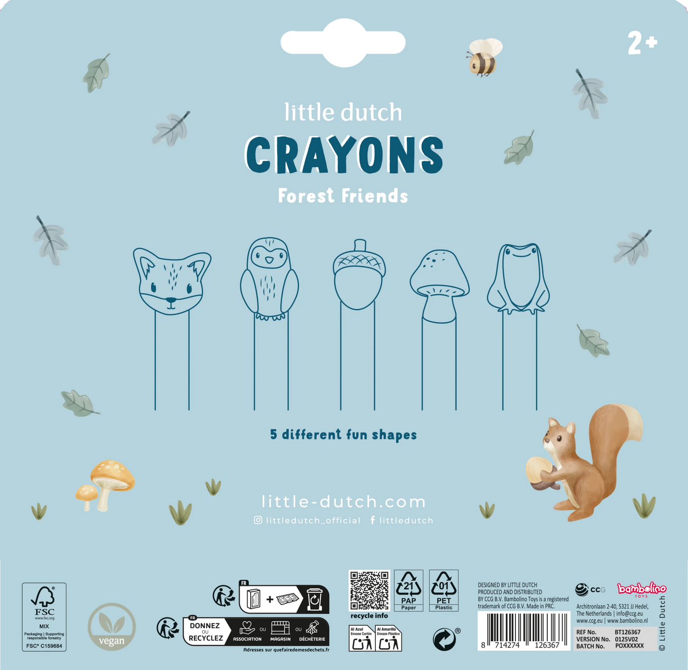 FOREST FRIENDS - WAX LITIR