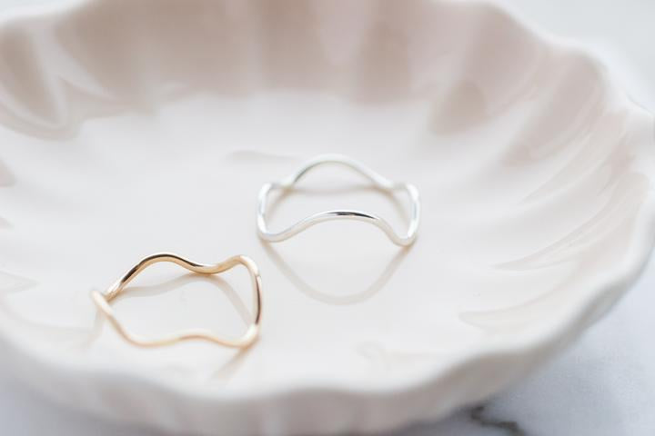 Wave ring - Sterling Silver
