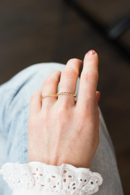 Twist Ring - 14k Gold