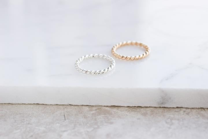 Twist Ring - 14k Gold